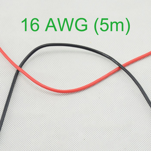 16 AWG (5m) Gauge Silicone Wire Flexible Stranded Copper Cables for RC New ► Photo 1/3