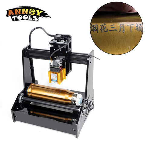 DIY 15000mw 15w laser engraving machine can cylindrical engraver Full Assembled Delivery engraving on cylindrical on metal ► Photo 1/6