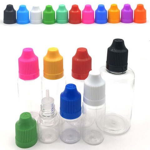 5Pcs Clear Dropper Bottle 3ml 5ml 10ml 15ml 20ml 30ml 50ml E Liquid Bottle Eye Liquid Dropper Refillable Bottle ► Photo 1/6