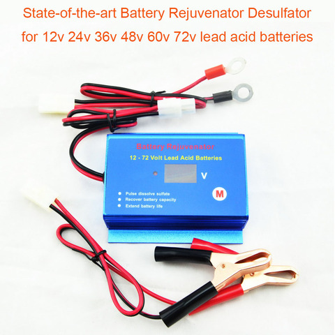 New designed intelligent pulse car battery desulfator rejuvenator reconditioner with disconnect cables ► Photo 1/4