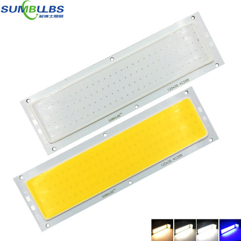 [SUMBULBS] DC 12-14V COB LED Module Light Source 10W 120*36MM for DIY Car Work House Outdoor Lighting 1000LM Ultra Bright Lamp ► Photo 1/6
