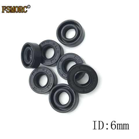 NBR Shaft Oil Seal TC-6*12*13*15*16*17*18*19*20*22*25*26*30*31*34*35*4/5/6/7/8 Rubber Covered Double Lip With Garter Spring ► Photo 1/1