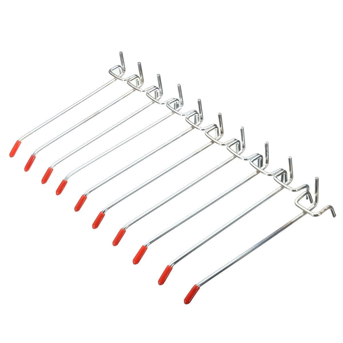 10pcs Wall Mount Display Hooks Hanger 200mm Length Wall Board