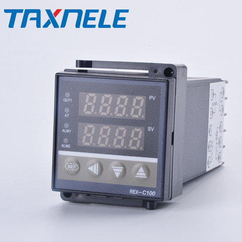 RKC PID temperature controller thermostat REX-C100 universal input K 1m thermocouple ► Photo 1/6