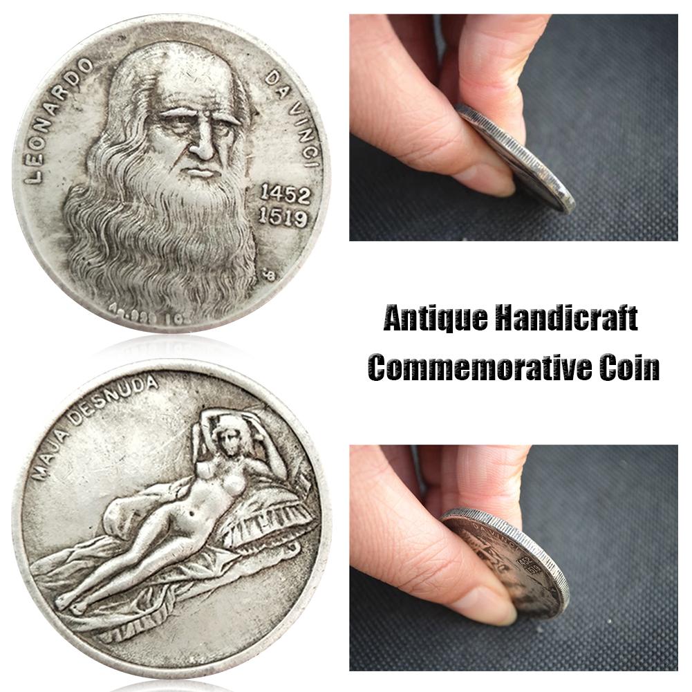 Maja Desnuda Leonardo Da Vinci Coin Reproduction. COPY COIN 1452-1519 