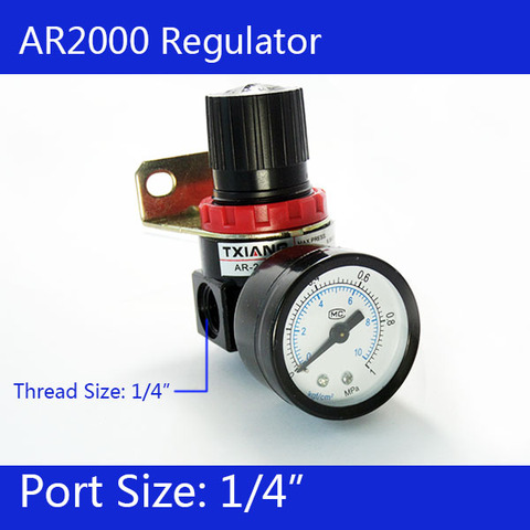 Free Shipping AR2000 Pressure Regulator 1/4