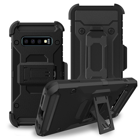 For Samsung Galaxy S10 Plus S10e Heavy Duty Armor Case With Belt Clip Holster Shockproof Cover For Samsung Galaxy S10E Plus Lite ► Photo 1/6