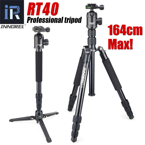 RT40 Professional Travel tripod monopod Compact Aluminum camera stand for DSLR Camera Upgraded from E306 Better than Q999 Q999S ► Photo 1/6