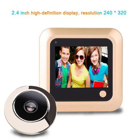 2.4 inch Digital Door Camera Doorbell LCD Color Screen 145 Degree Peephole Viewer Camera Eye Doorbell 240*320 Outdoor Door Bell ► Photo 1/6