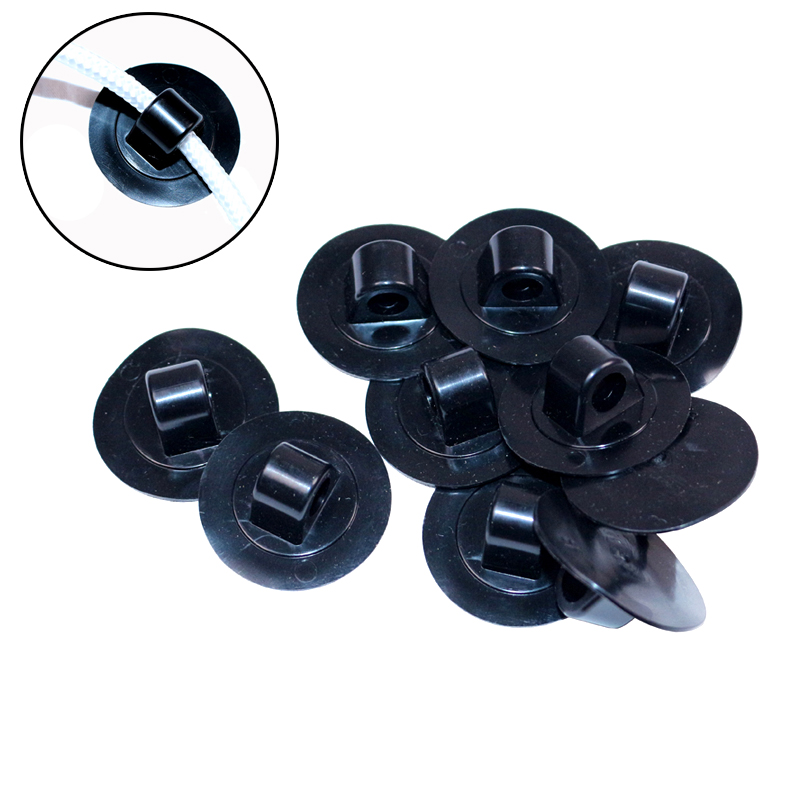 2pcs round single hole rope buckle for kayak inflatable boat raft accessories . 