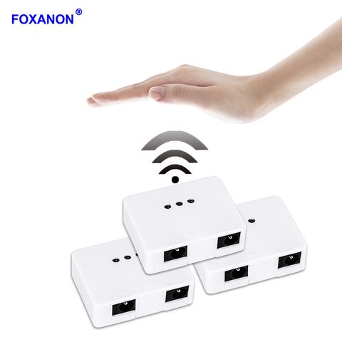 Foxanon DC 5-24V Dimmers IR Hand Sweep Motion Sensor Switch Detector 5A Smart Switch Dimmers For LED Strip Cabinet Closet Light ► Photo 1/6