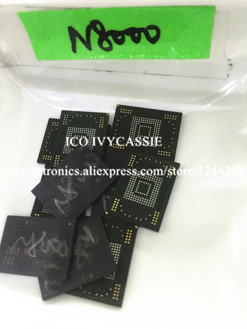 For Samsung Note 10.1 N8000 eMMC 16GB NAND flash memory IC chip Programmed firmware KLMAG4FEJA-A002 ► Photo 1/1