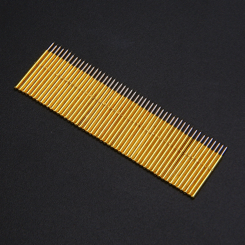 50pcs Spring Pressure Test Probe Pogo Pins P75-B1 Needle Tube Dia 1.02mm Gold Thimble for Conductive Test Tools ► Photo 1/5
