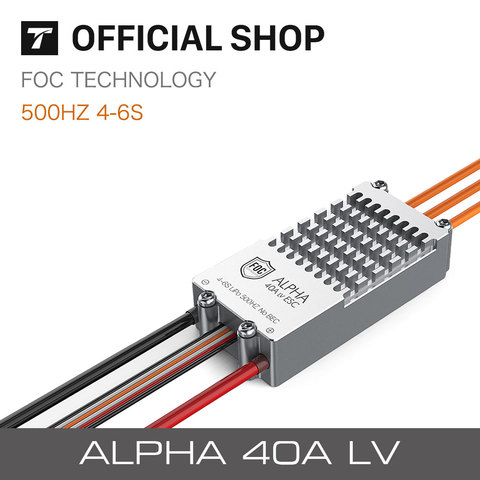 T-motor New released ALPHA 40A  FOC High Quality Speed Controller for RC FPV Plane ► Photo 1/1