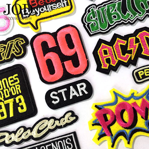 Thermal Stickers Clothing Numbers  Patches Thermal Clothing Letters - Logo  Iron - Aliexpress