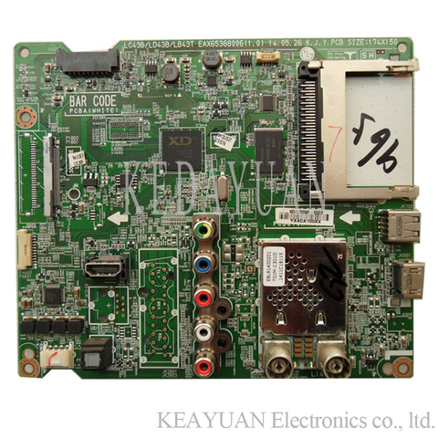 free shipping 100% test work for LG 42LB5610/47LB5610 motherboard EAX65388003(1.0) EAX65388006 ► Photo 1/1