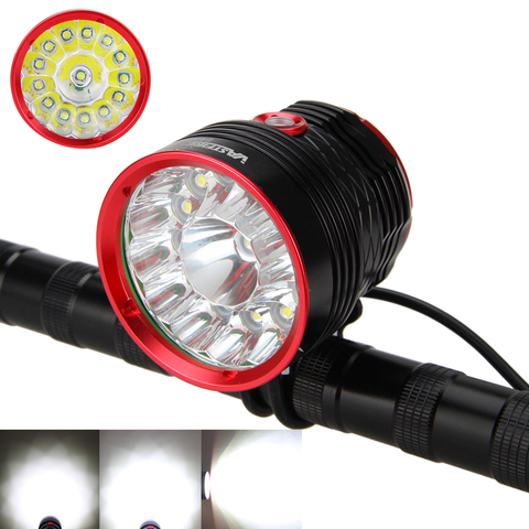 High Quality 3-Modes 30000lm 14x XML T6 LED Head Front Bicycle Bike Light Torch Headlight Only Lamp No Battery ► Photo 1/6