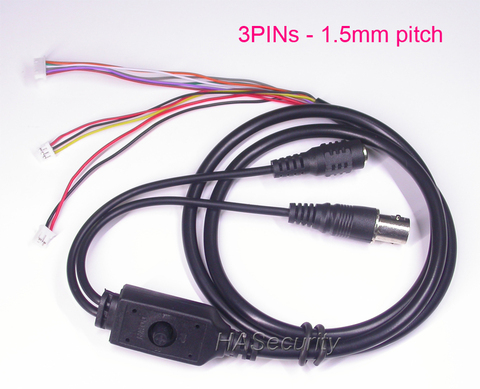 OSD cable 6PINs + 3PINs (1.5mm pitch) + 2PINs for CCTV camera PCB board module installation assembly ► Photo 1/2