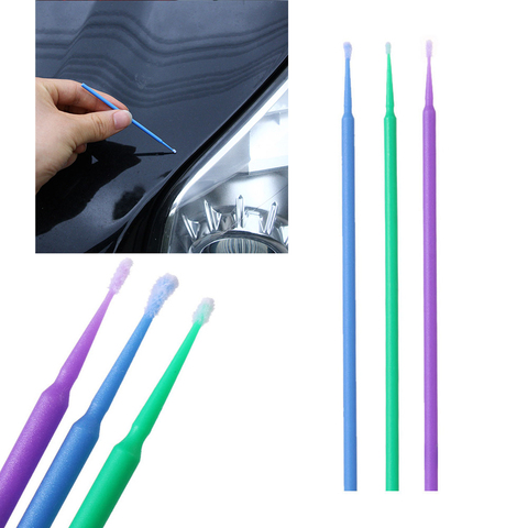 100pcs/lot Brushes Paint Touch-up Colorful Pen Disposable Dentistry Small Tip Car Maintenance Tools ► Photo 1/6