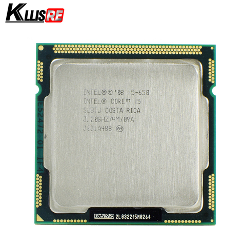 Intel Core i5 650 Processor 3.2 GHz 4MB Cache Socket LGA1156 32nm 73W Desktop CPU ► Photo 1/2