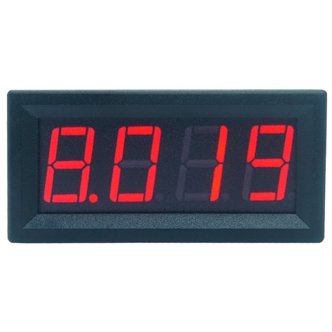 0-9.999A(10A) 4-digits bit Ammeter Current Panel Meter Gauge 0.56inch Red LED ► Photo 1/6