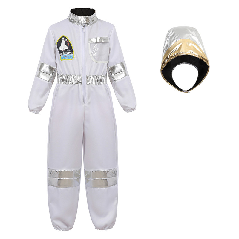 Child Astronaut Costume Kids Spaceman Costume Fancy Dress up Role Play Set 