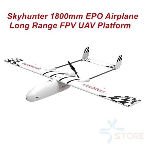 2022 New Skyhunter 1800mm 1.8m EPO Wings FPV Platform UAV Remote Control Electric Powered Glider FPV Airplane Frame Kit ► Photo 1/6