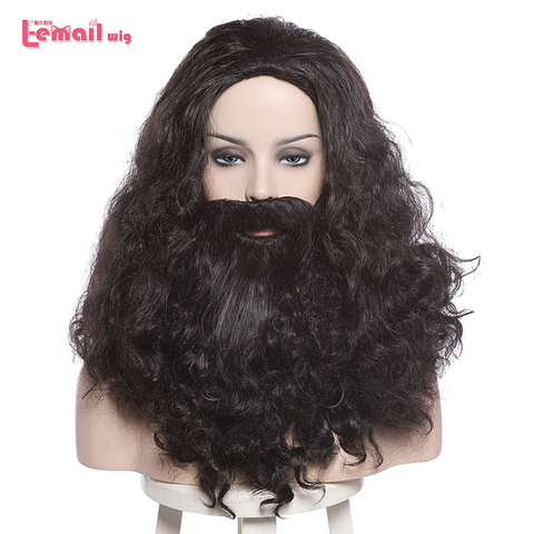 L-email wig Albus Dumbledore Cosplay Wigs Lucius Malfoy Rubeus Hagrid Bellatrix Lestrange Moive Halloween Wig Synthetic Hair ► Photo 1/6