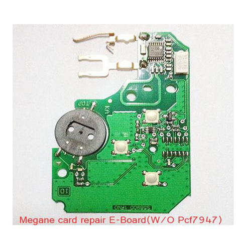 free shipping 3 Button Electronic Remote PCB Repair Set for Renault Megane Card without PCf7947 ► Photo 1/1