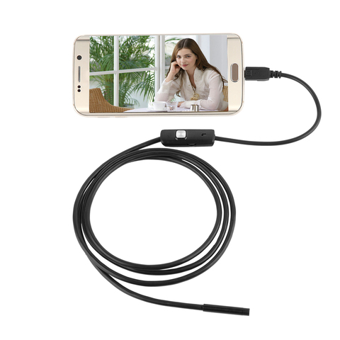 5.5/7.7/8mm Underwater Endoscope Waterproof Mini Camera USB Wired Snake Tube Inspection Borescope For Android 4.0 Smart Phone PC ► Photo 1/6