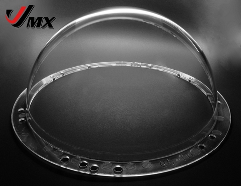 JMX 9 INCH Acrylic / PC Indoor / Outdoor CCTV Replacement Clear Camera Dome Housing Security Dome Camera Cover ► Photo 1/3