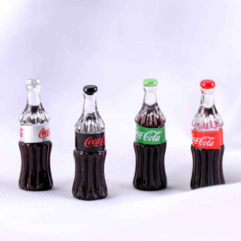 1 Piece Coke Cola Bottle Himouto Fridge Drink Water KFC Statue Figurine Crafts Desk Ornament Miniatures DIY Toy,1 Piece