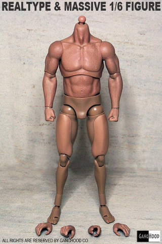 GangHood 1/6 Scale Muscular Body 1.0 Version For Hot Toys Bane Head Sculpts ► Photo 1/1