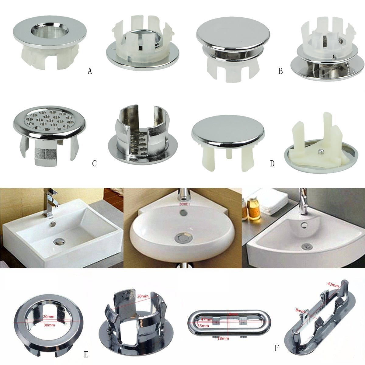 Buy Online High Quality 1 Pc Sink Round Ring Overflow Spare Cover Tidy Chrome Trim Bathroom Ceramic Basin Overflow Ring G529 Alitools Buy Online High Quality 1 Pc Sink Round Ring Overflow Spare Cover Tidy Chrome Trim Bathroom Ceramic Basin Overflow Ring G529 Alitools