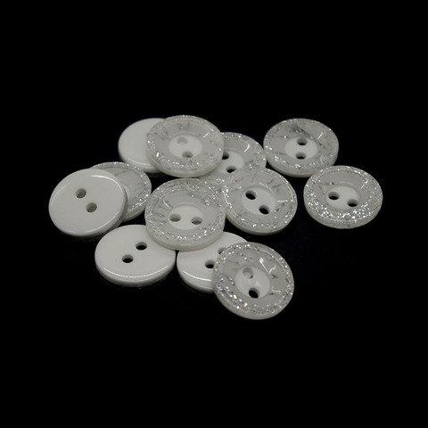 100pcs Resin 2 Holes buttons the wholesale Pearl color for the shirt the children's clothes 12mm ► Photo 1/1