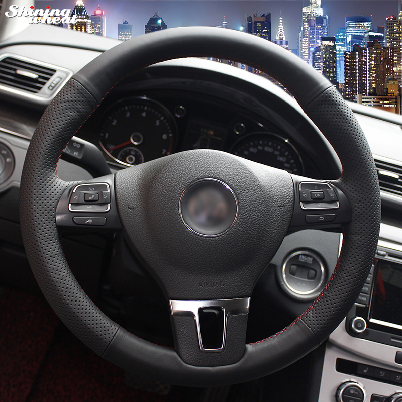 Volkswagen EOS Leather Steering Wheel Cover by Wheelskins