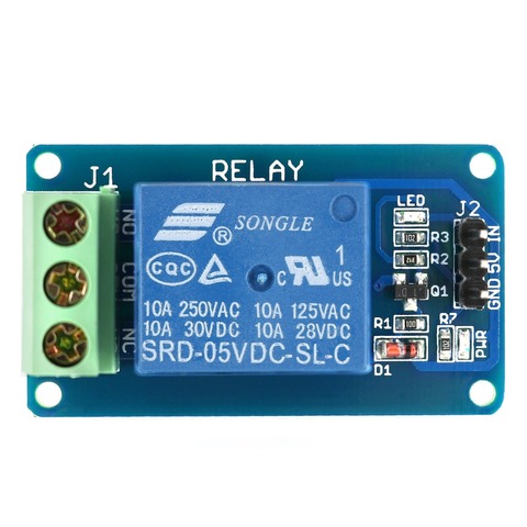 Relay board 5V 1-Channel Single Relay Module High Level Trigger for Arduino / RPi ► Photo 1/4