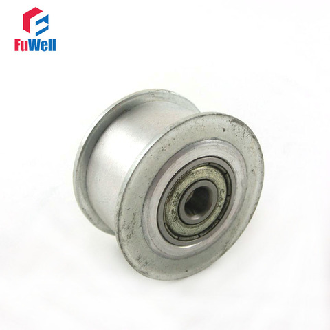 HTD5M 20T Timing Idler Pulley 16/21/27mm Belt Width Bearing Idler Gear Pulley Without Teeth 5/6/7/8/10/12/15mm Bore Idle Pulley ► Photo 1/3