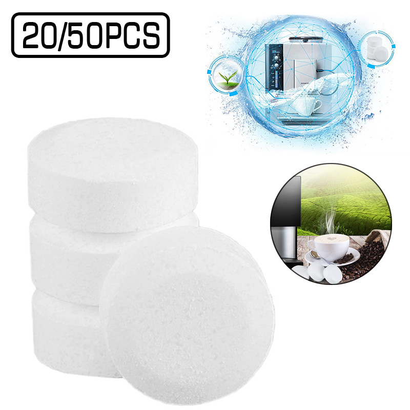 Home Office Coffee Machine Pipe Cleaning Dirt Stains Clean Effervescent Tablets 