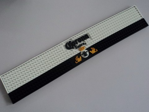 Hot Sale pvc bar mat black color universal counter pad plastic rubber table mat pad ► Photo 1/5