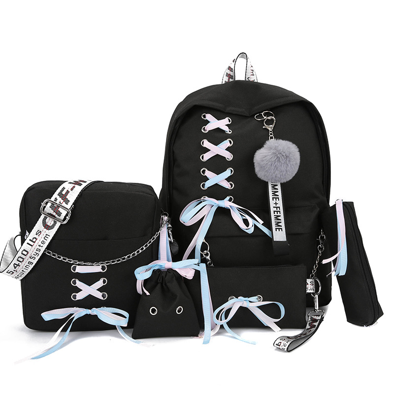 2019 Womens Backpack Travel Zipper Tassel Rucksack School Backpack 