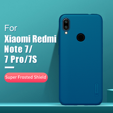 Redmi note 7 case 6.3 NILLKIN Frosted PC Matte hard back cover Gift Phone Holder For xiaomi redmi note 7 pro case Redmi note 7s ► Photo 1/6