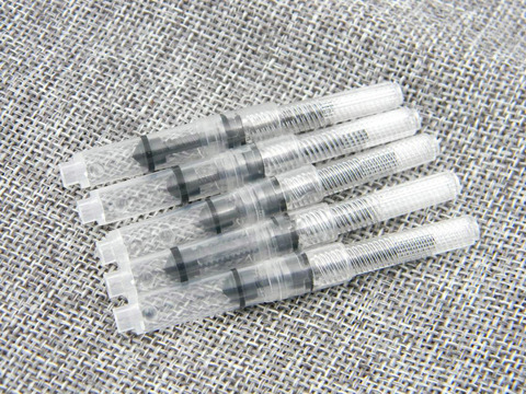 5Pc PENS white Fountain Pen ink cartridges Converter ► Photo 1/6