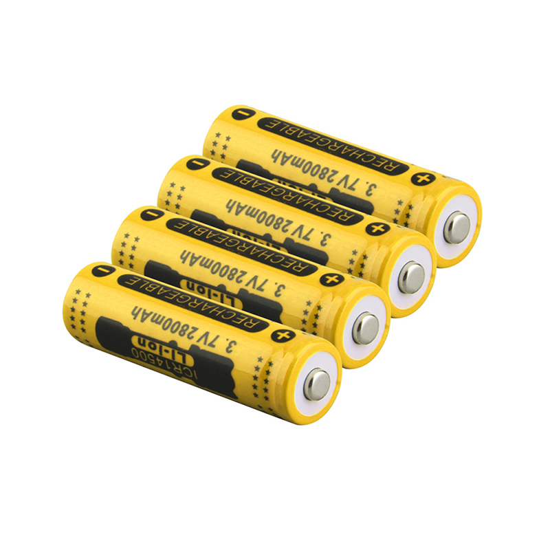 GTF 14500 Battery 3.7V 600mAh 14500 Rechargeable Li-ion Batteries