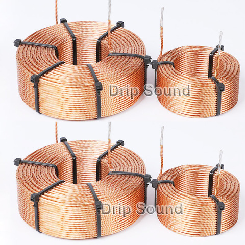 1pcs 0.1mH-1.5mH 0.52mmx7 Multi Strand Wire Speaker Crossover Audio Amplifier Inductor Oxygen-Free Copper Wire Coil #Copper ► Photo 1/6
