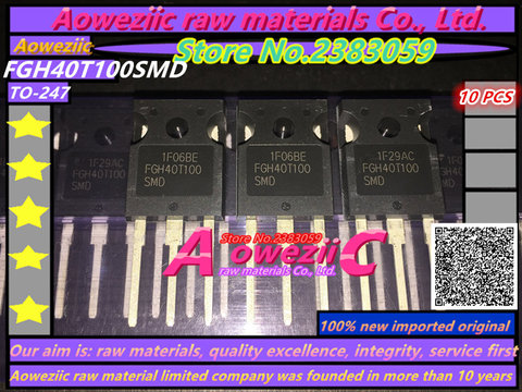 Aoweziic 100% new imported original FGH40T100SMD  FGH40T100  TO-247 triode IGBT tube 40A 1000V ► Photo 1/2