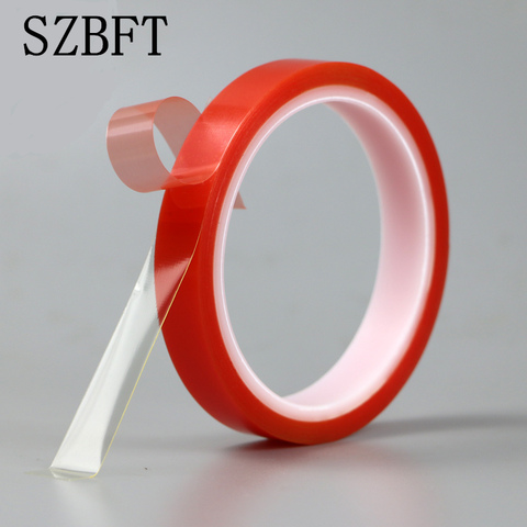 SZBFT 2roll Red High Strength Acrylic Gel Adhesive Double Sided Tape/ Adhesive Tape Sticker For Phone LCD Screen ► Photo 1/4