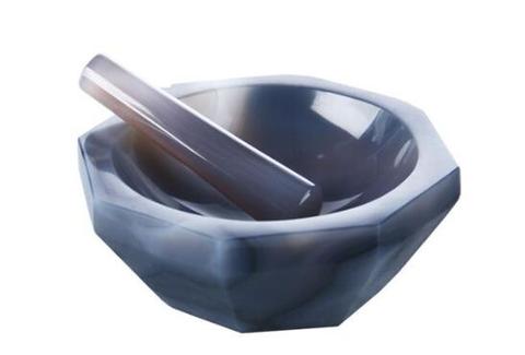 30mm 50mm 70mm 100mm all sizes High Quality Natural Agate Mortar and Pestle for Lab Grinding 110mm 120mm 150mm 160mm 200mm ► Photo 1/3