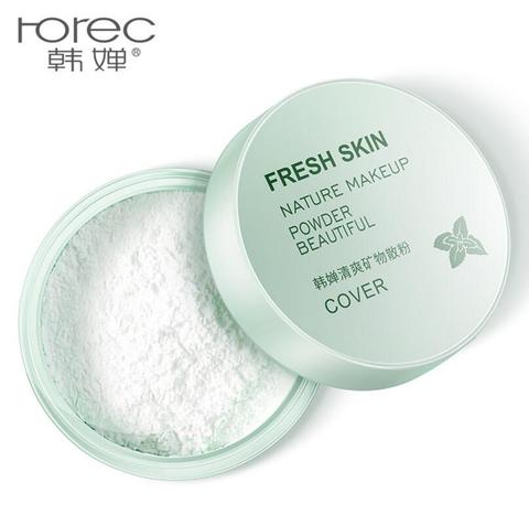 Fresh Mineral Loose Setting Powder Oil Control Concealer Smooth Nature Foundation makeup Powder Beauty Face Care ► Photo 1/5