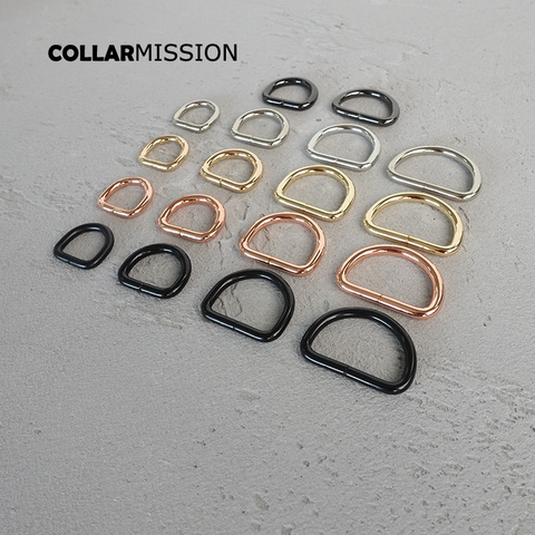 Nickel plated D-Rings 25mm webbing strapping bags garment 30mm accessory retailing 15mm non welded metal flat Dee ring 20mm ► Photo 1/6